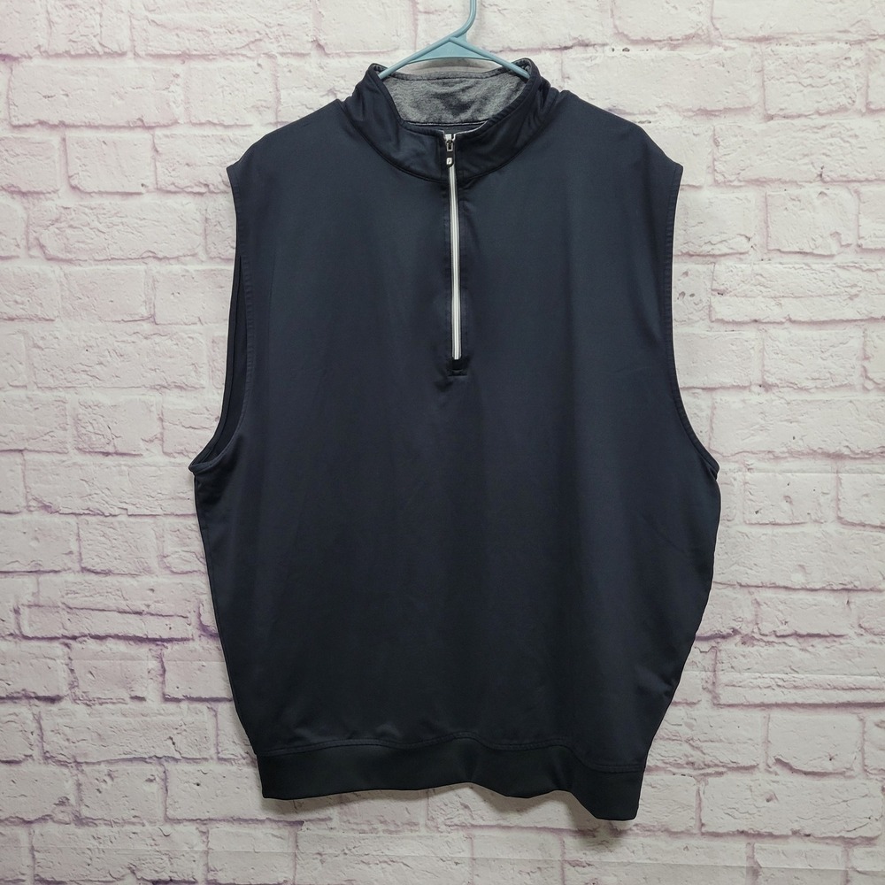 FootJoy Performance Golf Vest Shirt XL Pullover Quarter Zip Stretch Activewear